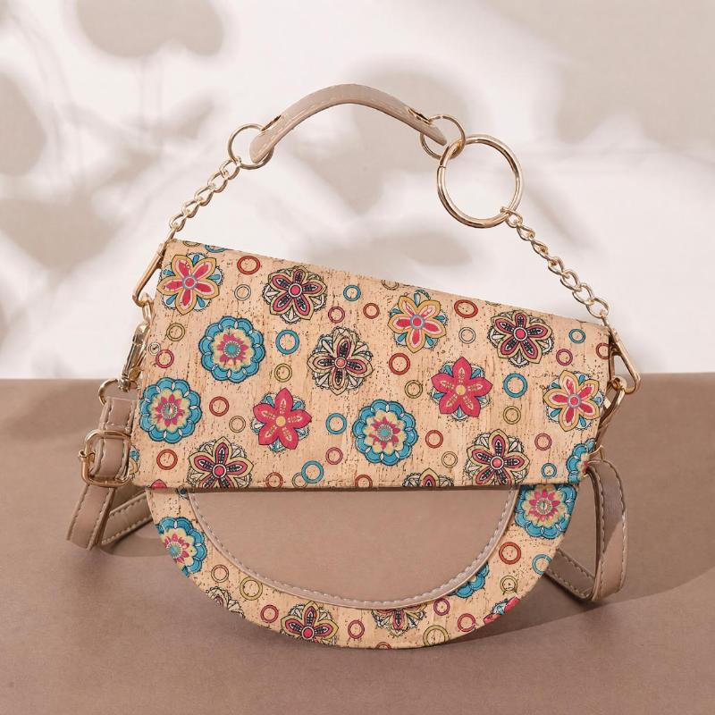 Minimalist Ins Style Cork Shoulder Bag