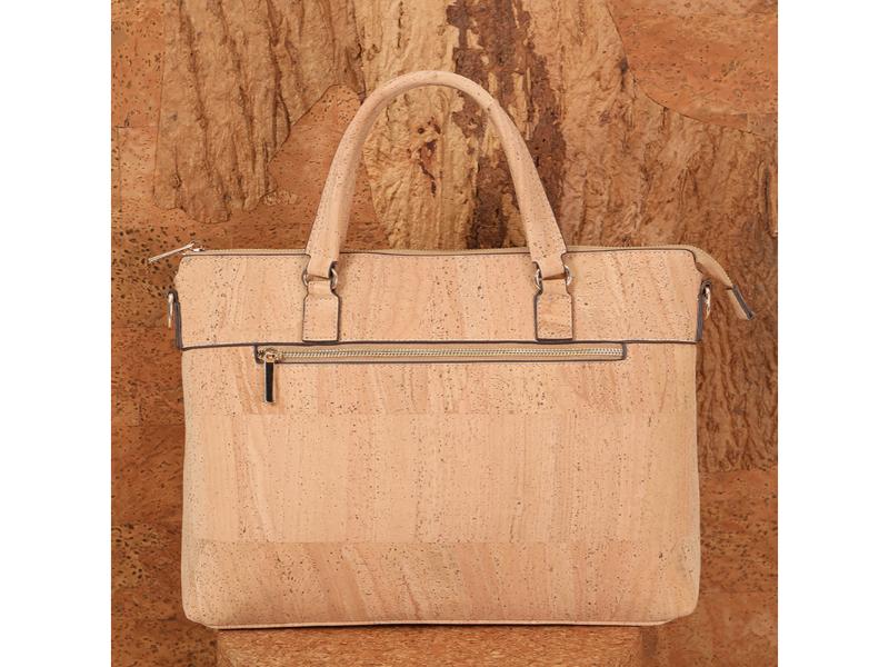 Malaking Kapasidad na Cork Handheld Briefcase Bag