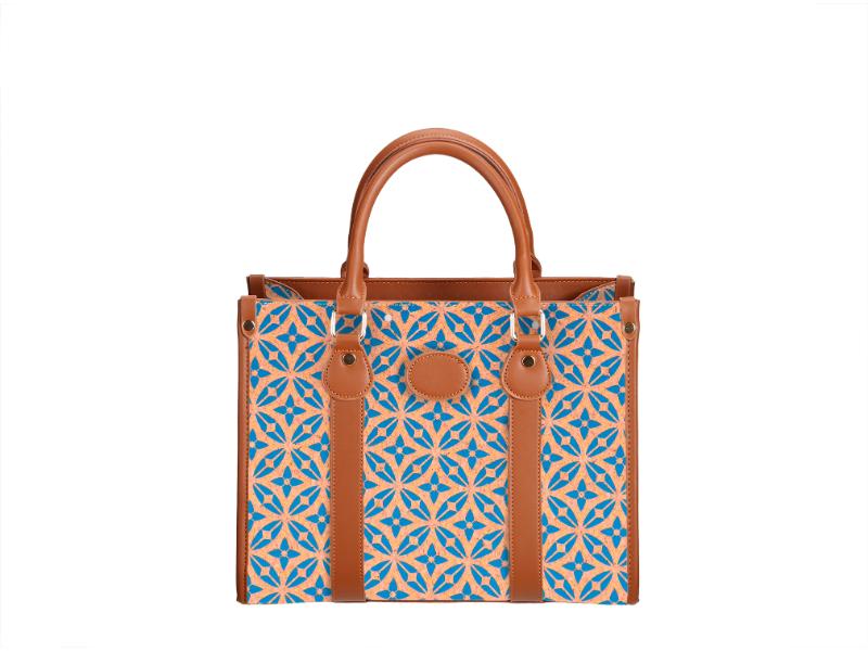 Marangyang Abot-kayang Cork Handle Tote Bag para sa Pag-commute