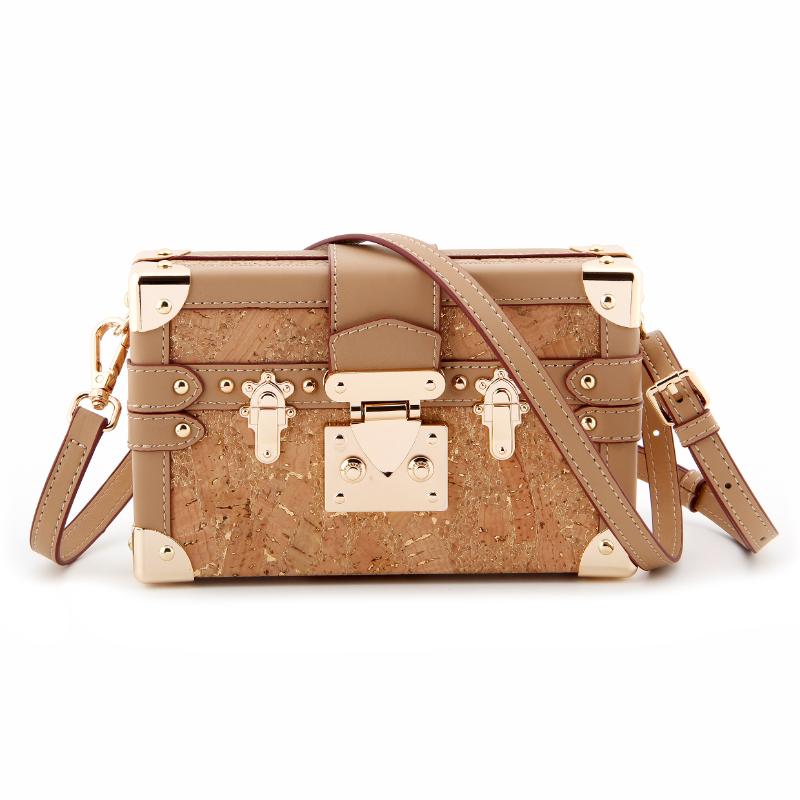 Structured Cork Hard Box Maliit na bag